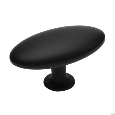 Furniture knob 2338 Metal Matt Black