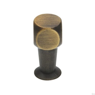 Furniture Knob 2389 Antique Gold Brushed