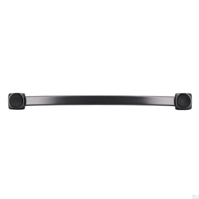 Elongated furniture handle 2388 96 Anthracite Brushed