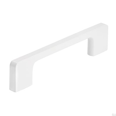 Elongated furniture handle 2027 128 Metal White
