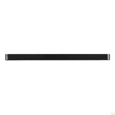 Oblong furniture handle 2027 128 Metal Black Mat