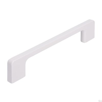 Oblong furniture handle 2027 160 Metal White