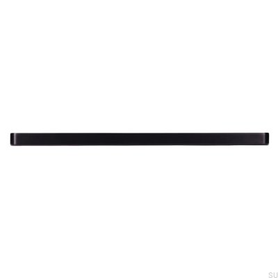 Oblong furniture handle 2027 160 Metal Black Mat