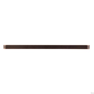 Elongated furniture handle 2027 160 Black Antique Copper