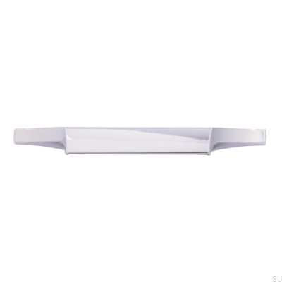 Elongated furniture handle 2454 64 Polished chrome