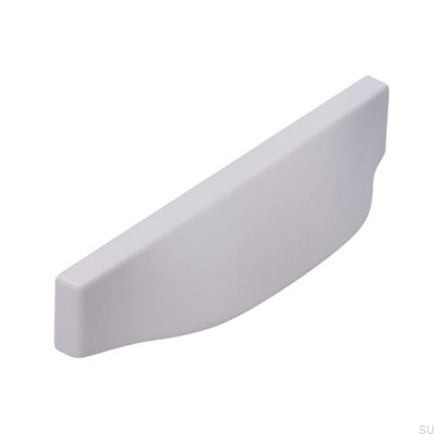 Shell furniture handle 2447 64 Metal White Mat