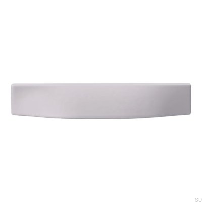 Shell furniture handle 2447 64 Metal White Mat