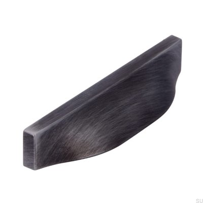 Shell Furniture Handle 2447 64 Antique Silver Brushed