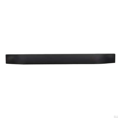 Oblong furniture handle 2447 160 Metal Black Mat