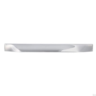 Elongated furniture handle 2447 160 Polished chrome