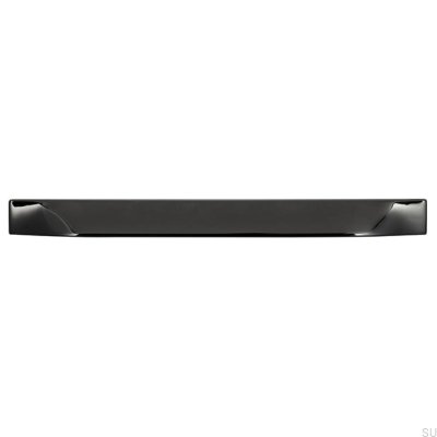 Oblong furniture handle 2447 160 Anthracite Polished