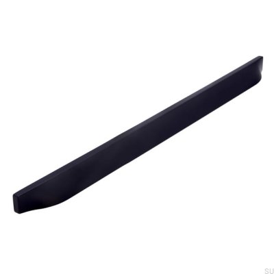 Oblong furniture handle 2447 320 Metal Black Mat