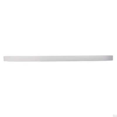 Oblong furniture handle 2447 320 Metal White Mat