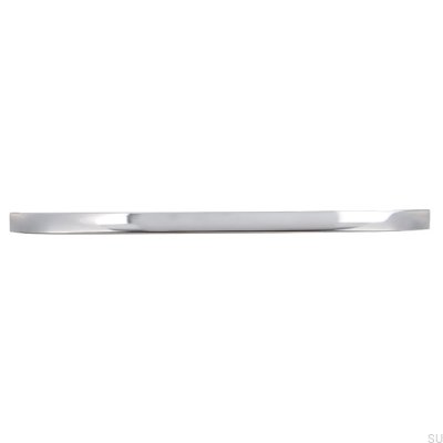 Oblong furniture handle 2447 320 Polished chrome