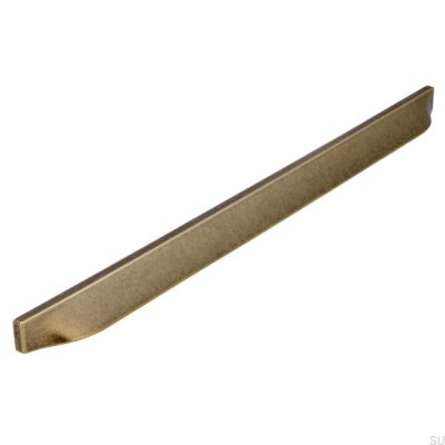 Oblong furniture handle 2447 320 Antique Gold