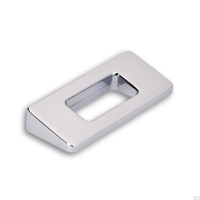 Elongated furniture handle 2394 32 Polished chrome
