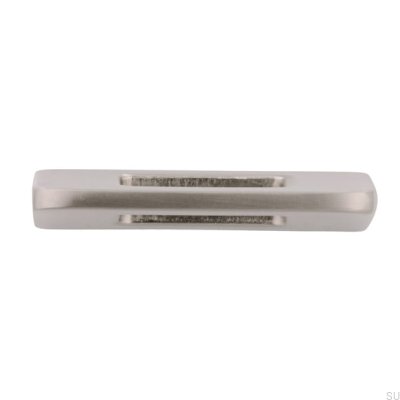 Elongated furniture handle 2394 32 Brushed Nickel