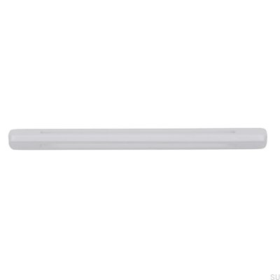 Oblong furniture handle 2394 96 Metal White Mat