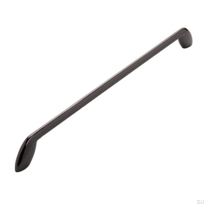 Elongated furniture handle 2392 320 Anthracite Polished