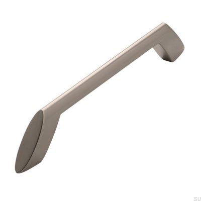 Elongated furniture handle 2415 160 Brushed nickel