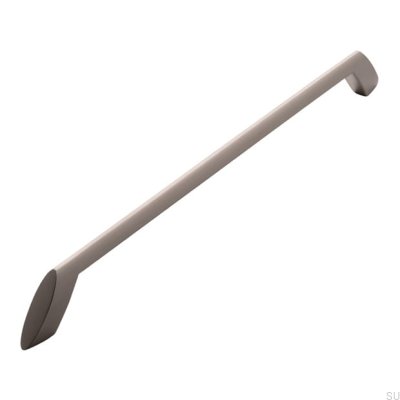 Elongated furniture handle 2415 320 Brushed nickel