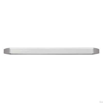 Elongated furniture handle 2391 160 Polished chrome