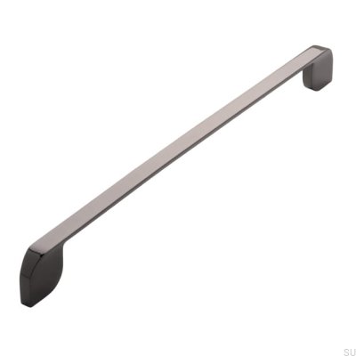 Elongated furniture handle 2391 320 Anthracite Polished