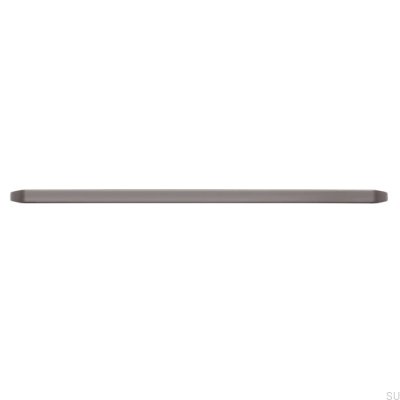 Elongated furniture handle 2391 320 Anthracite Polished