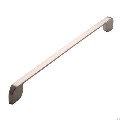 Elongated furniture handle 2391 320 Brushed nickel