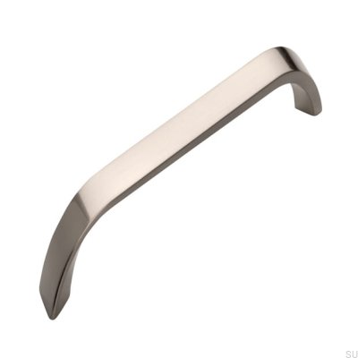 Elongated furniture handle 2381 160 Brushed nickel