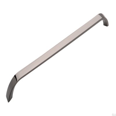 Elongated furniture handle 2381 320 Anthracite Polished