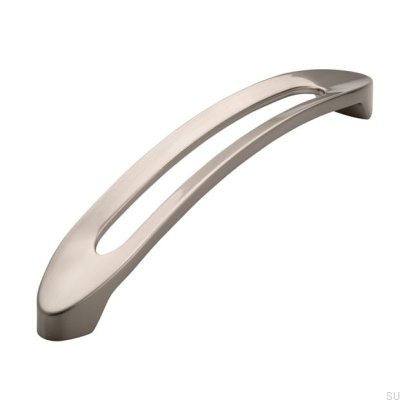 Elongated furniture handle 2374 160 Brushed nickel
