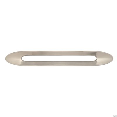 Elongated furniture handle 2374 160 Brushed nickel