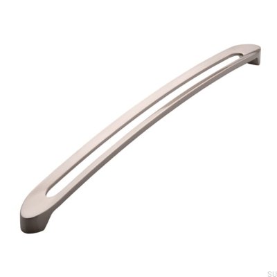 Elongated furniture handle 2374 320 Brushed nickel