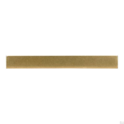 Elongated furniture handle 2157 128 Antique Gold