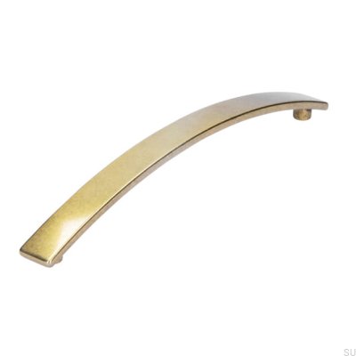 Oblong furniture handle 2084 160 Antique Gold