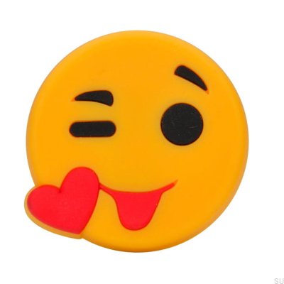Furniture knob Smiley H243 Rubber