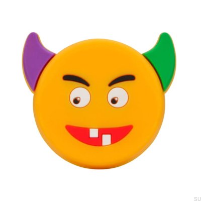 Furniture knob Smiley H241 Rubber
