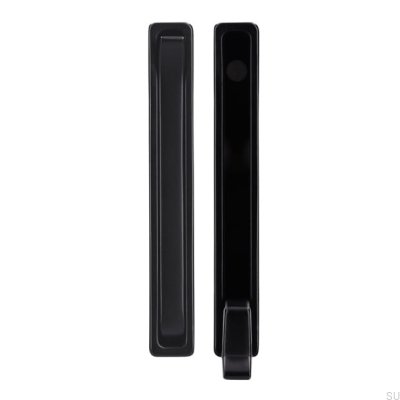 Recessed furniture hanger 2227 Metal Black Matt