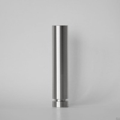 Tess 15 Silver Brushed Inox furniture leg