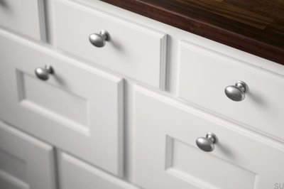 Furniture Knob 2538 Metal Silver (Inox Look)