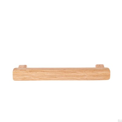 Just One 128 oblong furniture handle - Wooden - Oil Colorless Semi-matte