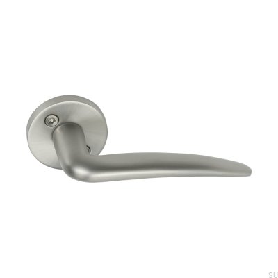 Skagen Brushed Silver Door Handle Scandinavian Standard
