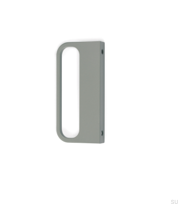 Furniture handle Rim Metal Gray