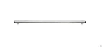 Rille 480 Silver Aluminum Elongated Furniture Handle