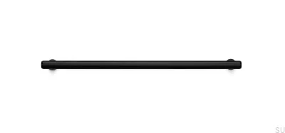 Rille 480 Oblong Furniture Handle Black Brushed
