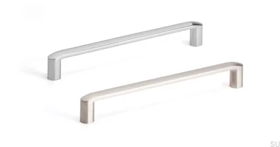 Roma 192 oblong furniture handle Gold Brushed