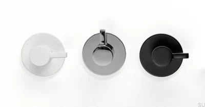 Fin Matt White Eco wall hanger