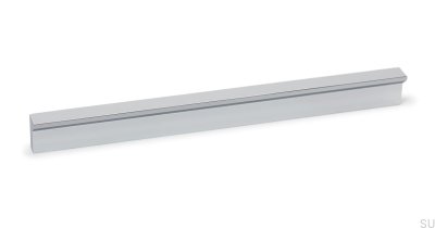 Angle 400 furniture handle Polished chrome