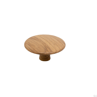 Furniture knob Split 48, Wooden, Oak